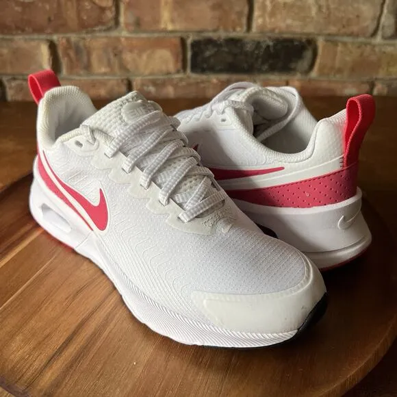 Nike Air Max Nuaxis White Aster Pink Shoes Sneakers Women's Size 6 HF1233-100