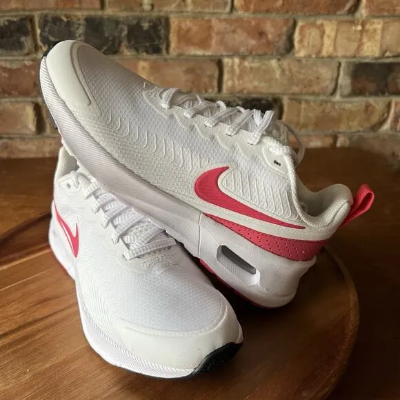 Nike Air Max Nuaxis White Aster Pink Shoes Sneakers Women's Size 6 HF1233-100