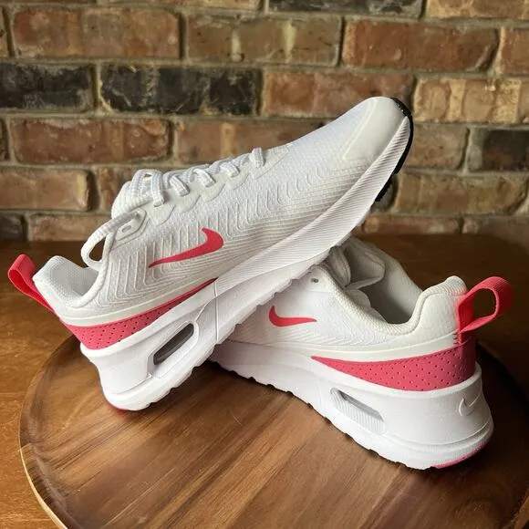 Nike Air Max Nuaxis White Aster Pink Shoes Sneakers Women's Size 6 HF1233-100