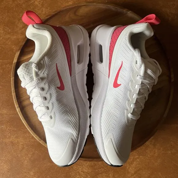 Nike Air Max Nuaxis White Aster Pink Shoes Sneakers Women's Size 6 HF1233-100