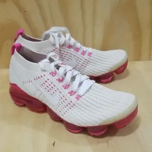 Nike Air VaporMax Flyknit 3 Phantom/White-Laser/Fuchsia-Pink Size 8
