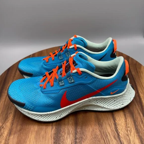 Nike Air Zoom Pegasus Trail 3 Shoes Mens 7 Laser Blue Hiking Comfort Running
