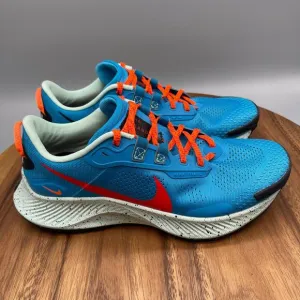 Nike Air Zoom Pegasus Trail 3 Shoes Mens 7 Laser Blue Hiking Comfort Running