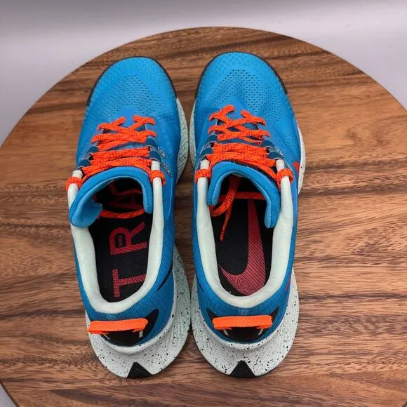 Nike Air Zoom Pegasus Trail 3 Shoes Mens 7 Laser Blue Hiking Comfort Running