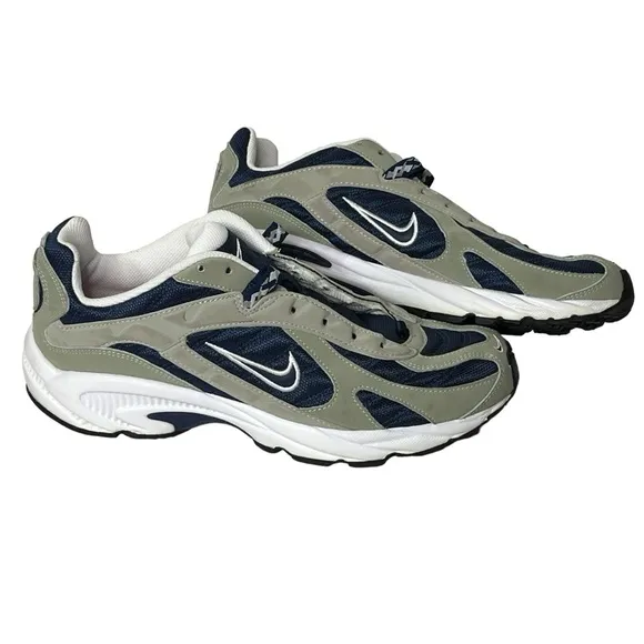 Nike BRS 1000 Gray and Blue Memory Comfort Men's 11.5 Sneakers Tennis Shoes