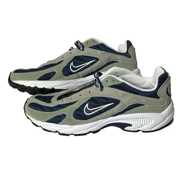 Nike BRS 1000 Gray and Blue Memory Comfort Men's 11.5 Sneakers Tennis Shoes