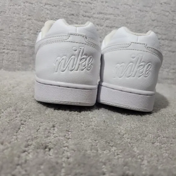 Nike Ebernon Low Triple White AQ1775-100 Mens Size 9 Trainers Sneaker Shoes