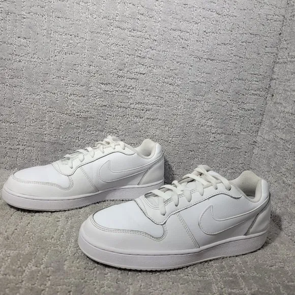 Nike Ebernon Low Triple White AQ1775-100 Mens Size 9 Trainers Sneaker Shoes