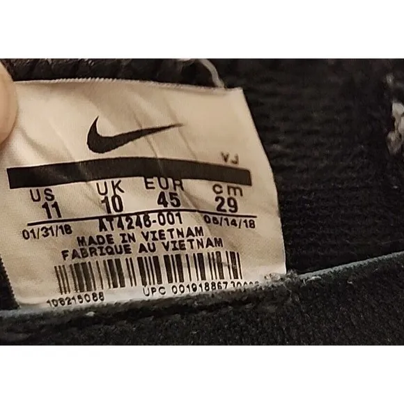 Nike Free Run Just Do It 2018 BLACK Fitness Workout Sneakers Shoes Mens 11