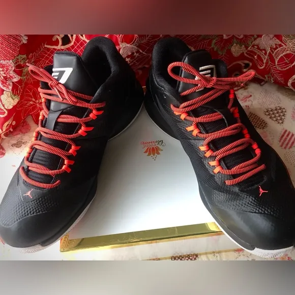 Nike Jordan CP3.VIII Chris Paul Black Infrared ShoesModel 684855-023 Size 8.5