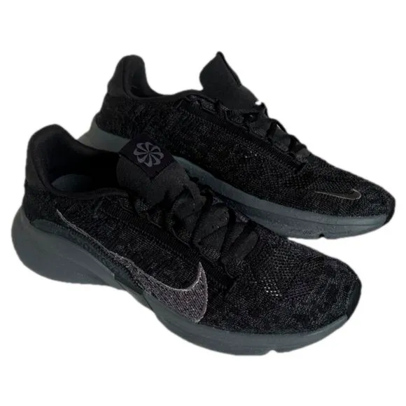 Nike Male Men Size 12 DH3394-001 2022 Superrep Lightweight Black Running Shoes
