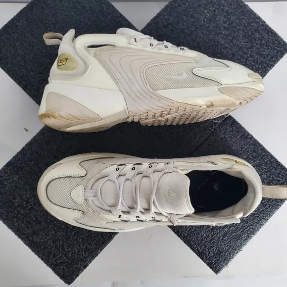 Nike Men Zoom 2K Sail White Running Fitness Sneakers AO0269-001 Size 9.5 Shoes