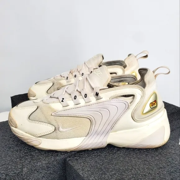 Nike Men Zoom 2K Sail White Running Fitness Sneakers AO0269-001 Size 9.5 Shoes