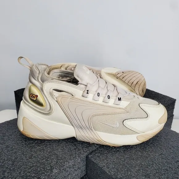 Nike Men Zoom 2K Sail White Running Fitness Sneakers AO0269-001 Size 9.5 Shoes