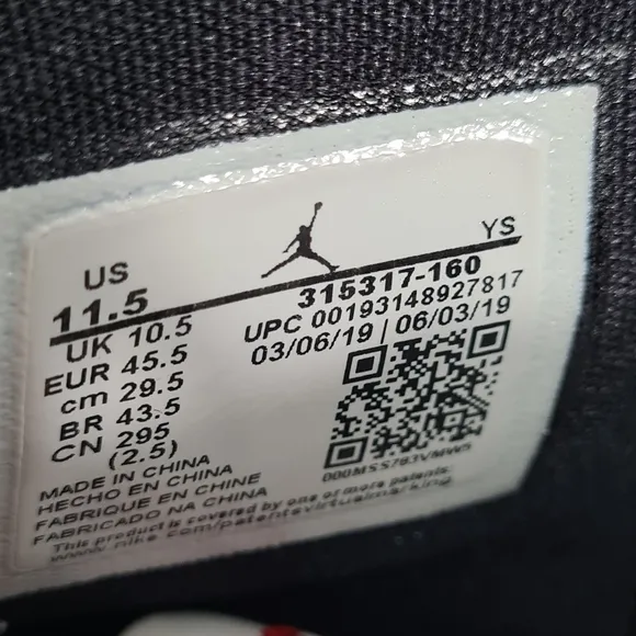 Nike Men's Air Jordan B Loyal 315317-160 Basketball Shoes Sneakers US Size 11.5