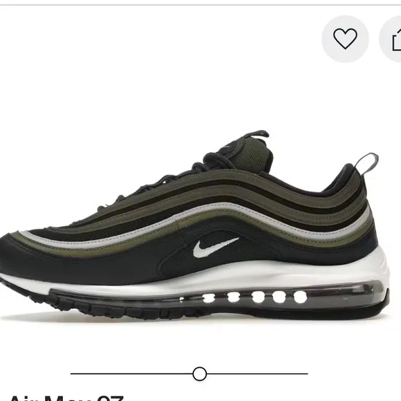 Nike Mens Air Max 97 Green Fitness Running &amp; Training Shoes Sneakers NWT