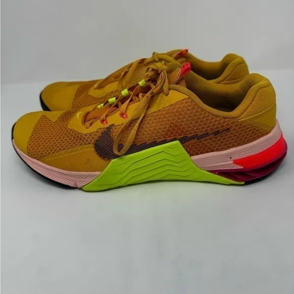 Nike Metcon 7 X Pollen Yellow Rawdacious Volt Black DA8110-721 Men's Sz 12