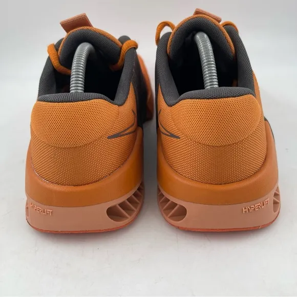 Nike Metcon 9 Men’s - SZ 10 - Orange Grey Training Workout Shoes Sneakers