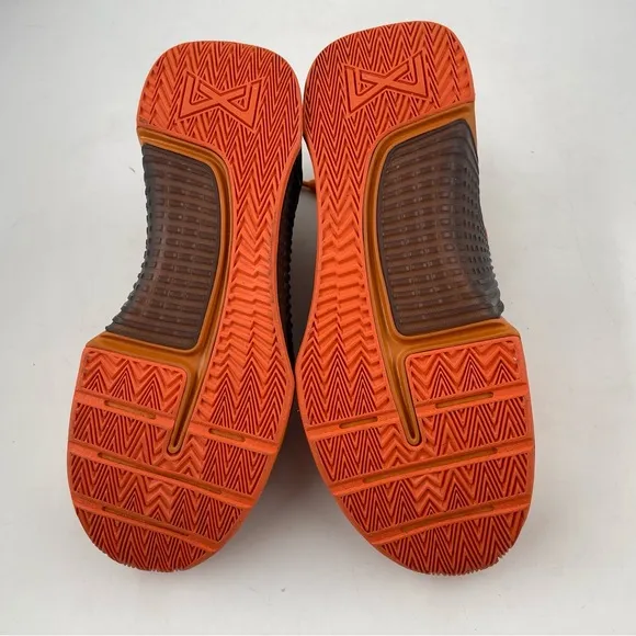 Nike Metcon 9 Men’s - SZ 10 - Orange Grey Training Workout Shoes Sneakers