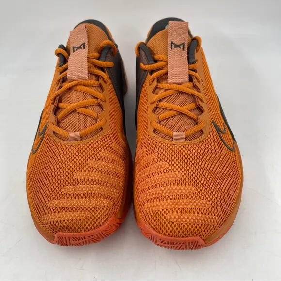 Nike Metcon 9 Men’s - SZ 10 - Orange Grey Training Workout Shoes Sneakers