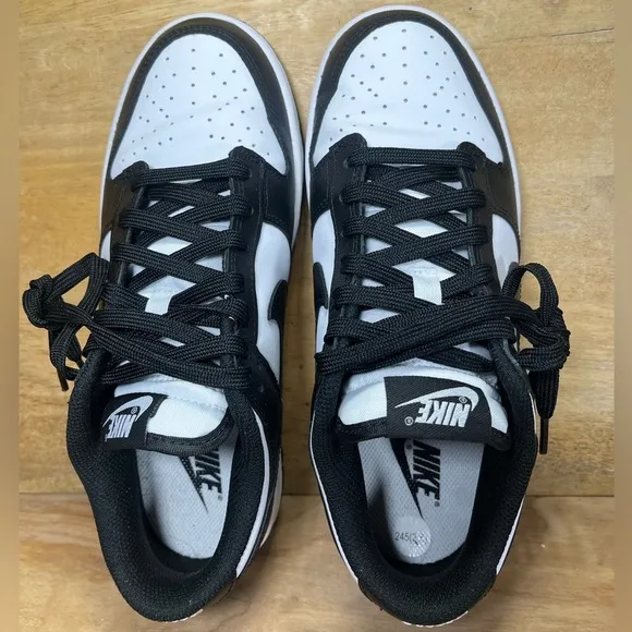 Nike Panda Dunk Retro Low Womens Size 7.5 Shoes Sneakers Black White DD1503-101