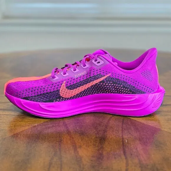 Nike Pegasus Plus Vivid Purple Turbo Running Shoes Flyknit FQ7262-500 Men's 8.5