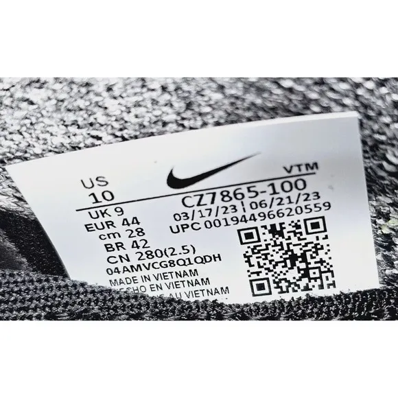 Nike Phantom Run Flyknit 2 Crater Slip On Running Shoes Mens 10 Fast Ship