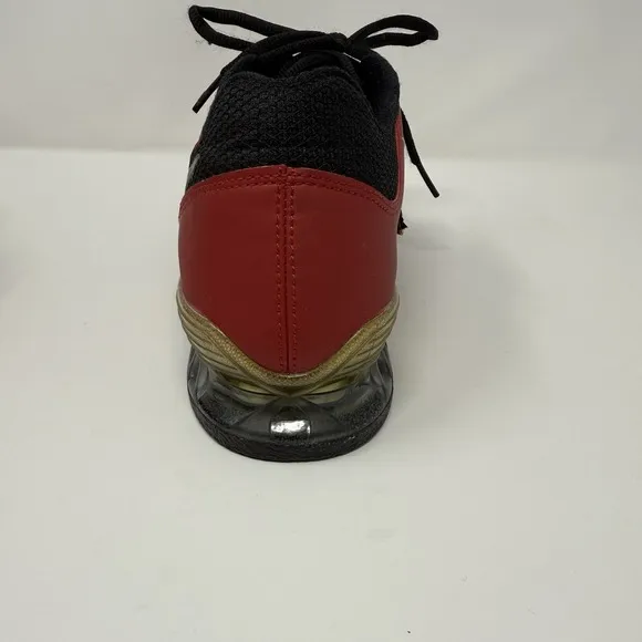 NIKE ROMALEOS 2 WEIGHTLIFTING SHOES RED GOLD BLACK 476927-670 Sz 6.5