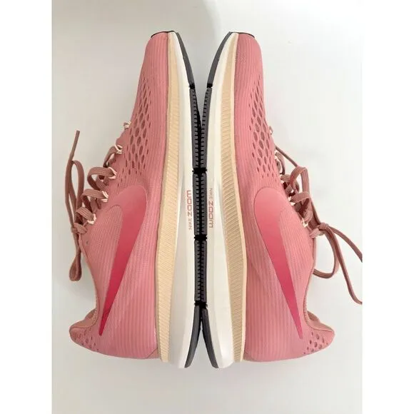 Nike Shoes Womens 12 Air Zoom Pegasus 34 880560-606 Rust Pink Tropical Pink