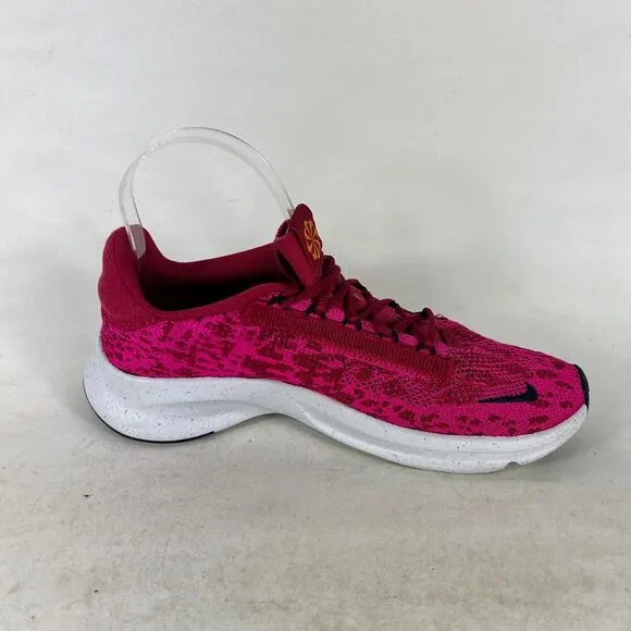Nike SuperRep Go 3 Flyknit Next Nature Sneakers Women's 8 Pink Running Shoes