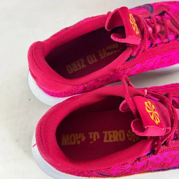 Nike SuperRep Go 3 Flyknit Next Nature Sneakers Women's 8 Pink Running Shoes