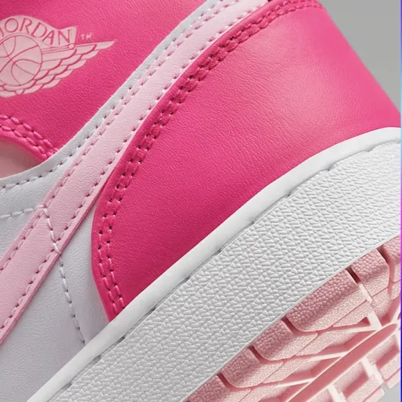 NIKE Youth Air Jordan 1 Mid PS in &quot;Fierce Pink&quot; Size 4.5 Youth/6 Women's - *NIB*