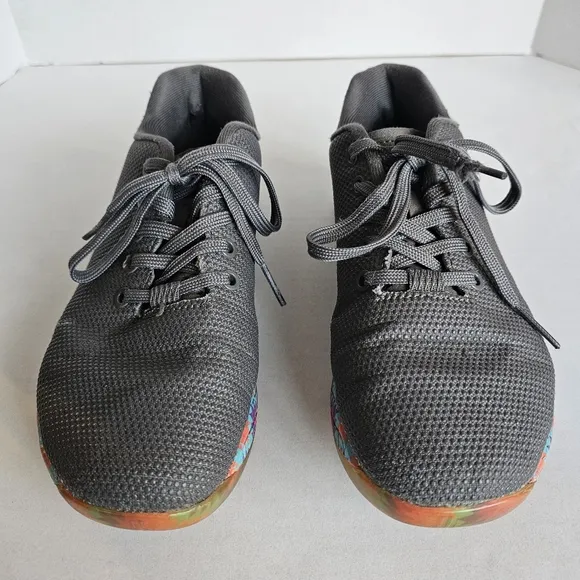 Nobull Gray Patchwork Athletic Trainer Shoes Womens Size 8.5 Fitness Sneakers