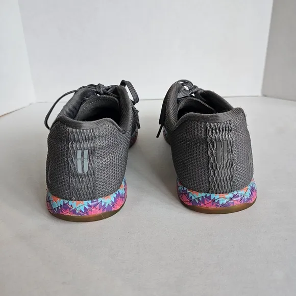 Nobull Gray Patchwork Athletic Trainer Shoes Womens Size 8.5 Fitness Sneakers