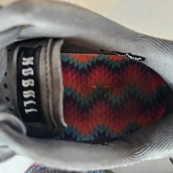 Nobull Gray Patchwork Athletic Trainer Shoes Womens Size 8.5 Fitness Sneakers