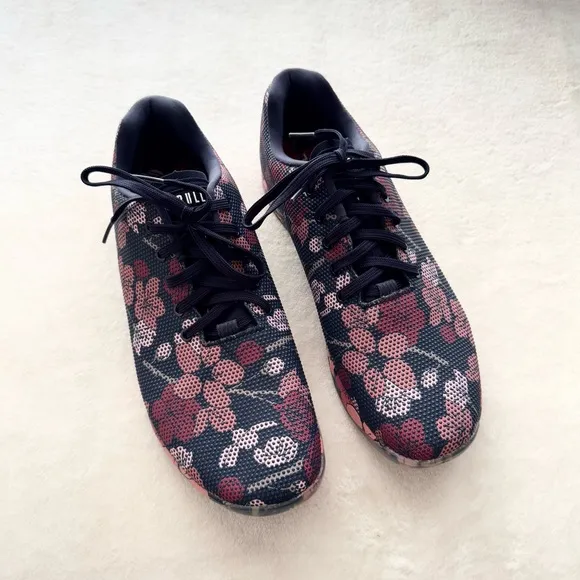 NoBull Project Navy Cherry Blossom Trainer Sneakers Unisex W 15.5 M 14