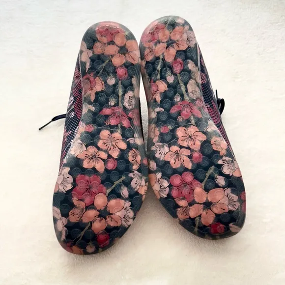 NoBull Project Navy Cherry Blossom Trainer Sneakers Unisex W 15.5 M 14
