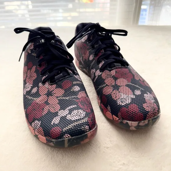 NoBull Project Navy Cherry Blossom Trainer Sneakers Unisex W 15.5 M 14
