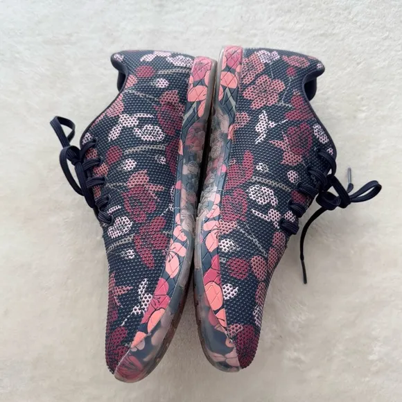 NoBull Project Navy Cherry Blossom Trainer Sneakers Unisex W 15.5 M 14