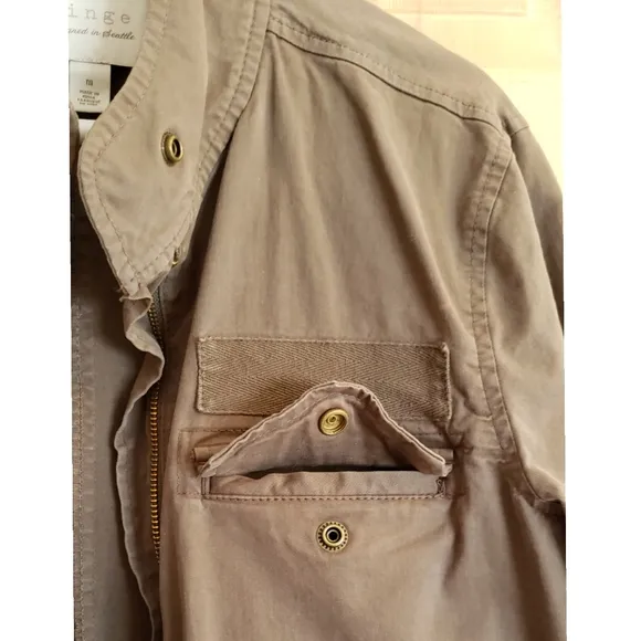 NORDSTROM HINGE Jacket Utility Olive Green Medium