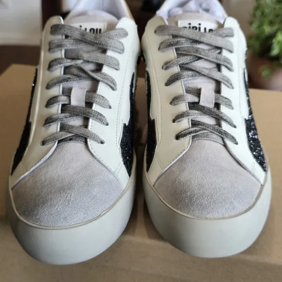 NWT Bibi Lou Leather Suede Flame Sneakers 37