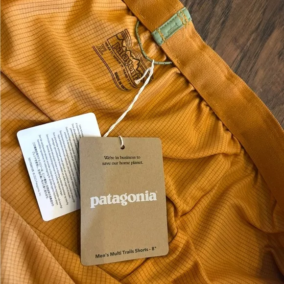 NWT 🍃 MENS PATAGONIA Multi Trails Shorts - XL - Buckhorn Green