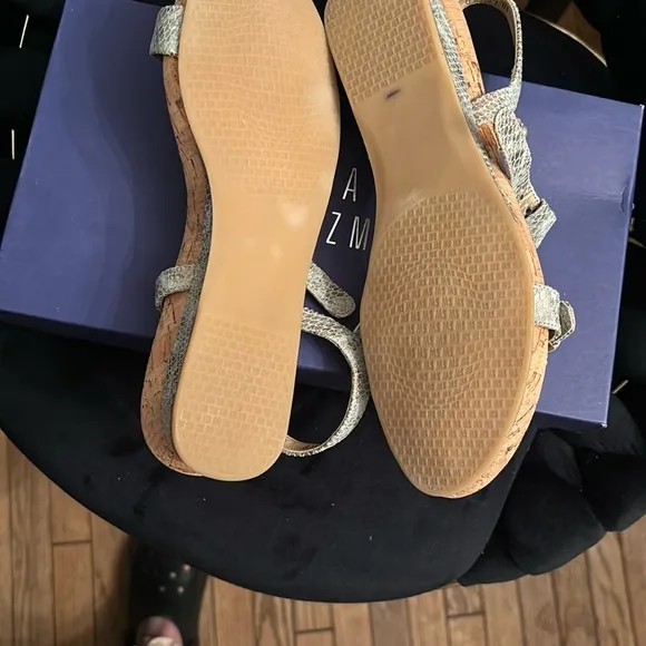 NWT Stuart Weitzman Silver Sandals for Women