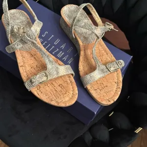 NWT Stuart Weitzman Silver Sandals for Women