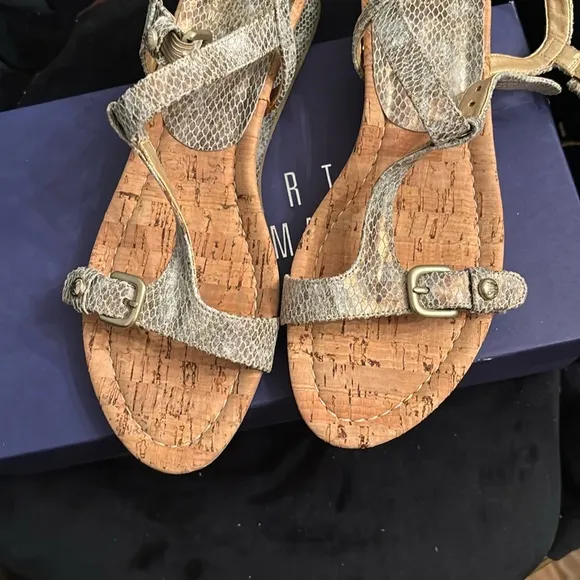 NWT Stuart Weitzman Silver Sandals for Women