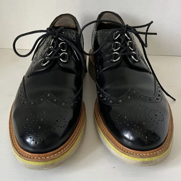 Oliver Sweeney Albany 8 Black Leather Lace-Up Shoes – Size 9.5 US