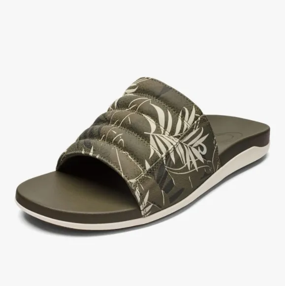 OluKai NEW Mens Maha 'Olu Slides Sandals