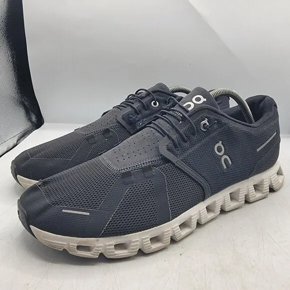 On Cloud 5 Mens 11 Black Athletic Shoes Running Walking Comfort Casual Outdoors