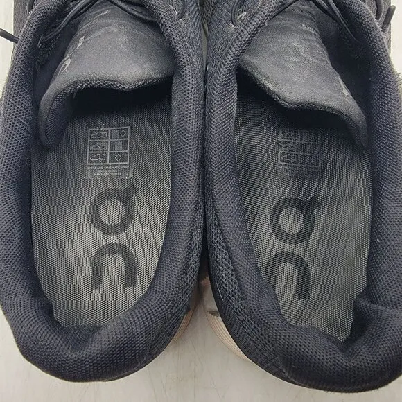 On Cloud 5 Mens 11 Black Athletic Shoes Running Walking Comfort Casual Outdoors