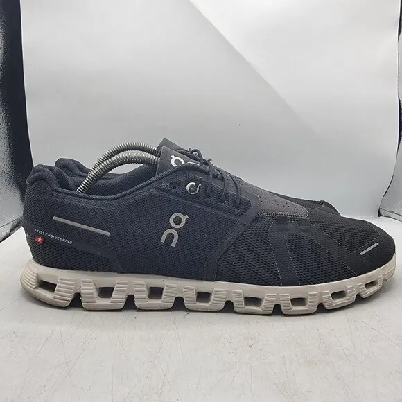 On Cloud 5 Mens 11 Black Athletic Shoes Running Walking Comfort Casual Outdoors